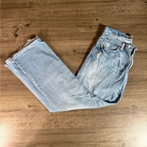 BKE Tyler Men’s Wide Leg Baggy Loose Boot Cut Denim Jeans 33x30